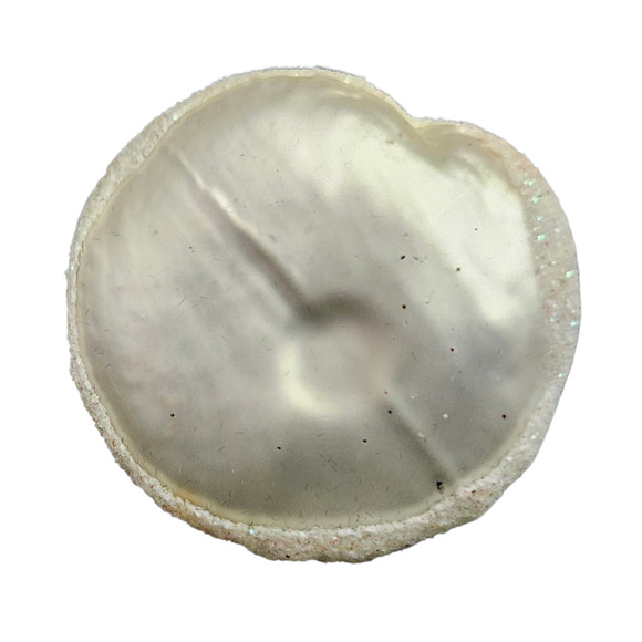 Thomas Pacconi Glass Santa Ornament Gold & Green Coat 3" Vintage Poland - Picture 6 of 6